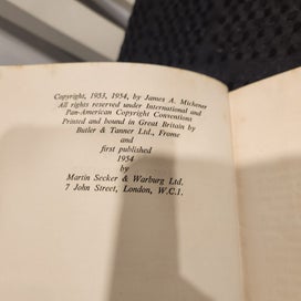 Listing 4 of 9 for Sayonara - James A. Michener - First Edition 1954