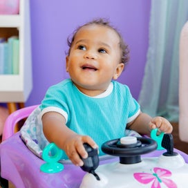 Listing 9 of 10 for Bright Starts: Little Speedster 3 in 1 Car Walker - Purple Power