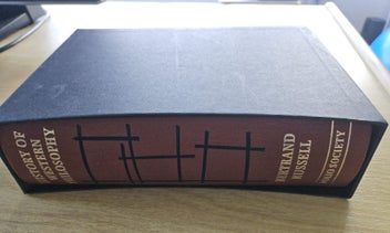 Listing 5 of 6 for History of Western Philosophy by Bertrand Russell - a Folio book