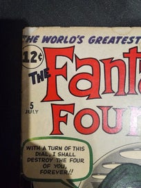 Listing 5 of 9 for Fantastic four #5 1962 DR DOOM! Big Marvel KEY ISSUE MCU Movie