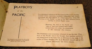Listing 2 of 6 for Wartime cartoons NZ Oscar Kendall Playboys of the Pacific