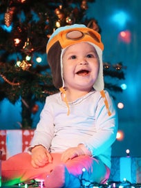 Listing 5 of 10 for Cute Baby Toddler Winter Hat Pilot Aviator Fleece Warm Hat Earflap Cap for