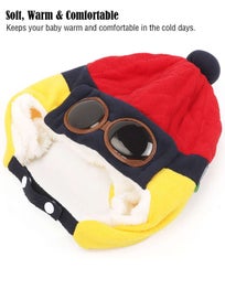 Listing 6 of 10 for Cute Baby Toddler Winter Hat Pilot Aviator Fleece Warm Hat Earflap Cap for