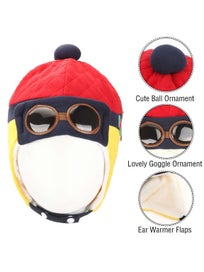 Listing 7 of 10 for Cute Baby Toddler Winter Hat Pilot Aviator Fleece Warm Hat Earflap Cap for