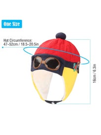 Listing 8 of 10 for Cute Baby Toddler Winter Hat Pilot Aviator Fleece Warm Hat Earflap Cap for