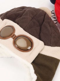 Listing 9 of 10 for Cute Baby Toddler Winter Hat Pilot Aviator Fleece Warm Hat Earflap Cap for