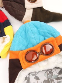 Listing 10 of 10 for Cute Baby Toddler Winter Hat Pilot Aviator Fleece Warm Hat Earflap Cap for