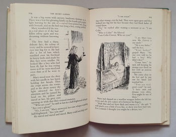 Listing 7 of 10 for Frances H. Burnett: The SECRET GARDEN (1956, Reprint Society, ills by E Shepard)
