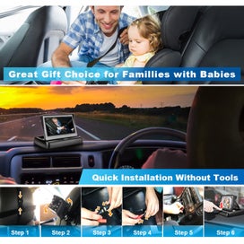 Listing 7 of 8 for Baby Car Monitor 1080P Monitor Camera for Baby Rear Facing Seat 4.3 Inch Fo