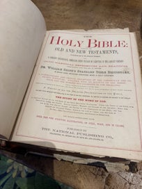 Listing 4 of 15 for Large Antique Victorian Family Bible c.1880s – Illustrated Edition
