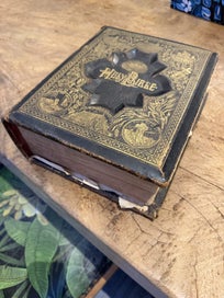 Listing 5 of 15 for Large Antique Victorian Family Bible c.1880s – Illustrated Edition