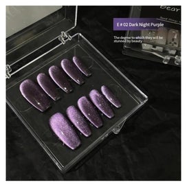 Listing 2 of 14 for Crystal Magnetic Cat Eye Gel Nail Polish Holographic Reflective Glitter S