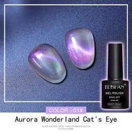 Listing 7 of 14 for Crystal Magnetic Cat Eye Gel Nail Polish Holographic Reflective Glitter S