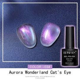 Listing 9 of 14 for Crystal Magnetic Cat Eye Gel Nail Polish Holographic Reflective Glitter S