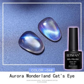 Listing 10 of 14 for Crystal Magnetic Cat Eye Gel Nail Polish Holographic Reflective Glitter S