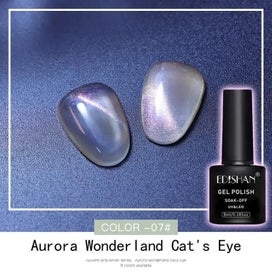 Listing 12 of 14 for Crystal Magnetic Cat Eye Gel Nail Polish Holographic Reflective Glitter S