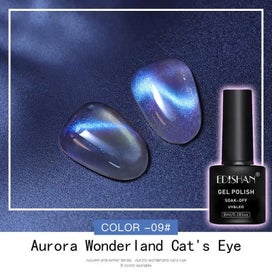 Listing 14 of 14 for Crystal Magnetic Cat Eye Gel Nail Polish Holographic Reflective Glitter S