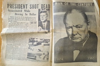 Listing 6 of 9 for Vintage newspapers plus soft cover books and comics from WWII