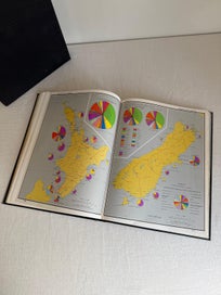 Listing 4 of 7 for Vintage 1976 New Zealand Atlas with Protective Sleeve - Excellent Condition