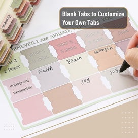 Listing 4 of 6 for Bible Tabs for Study Bible,Bible Book Tabs,Bible Guidance Tabs with Book Ta