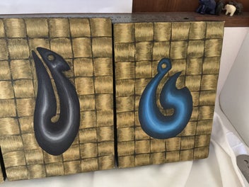 Listing 4 of 6 for OIL ON CANVAS - HAND PAINTED - ARTIST UNKNOWN -