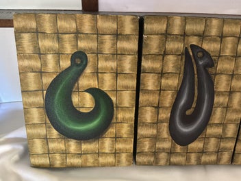 Listing 6 of 6 for OIL ON CANVAS - HAND PAINTED - ARTIST UNKNOWN -