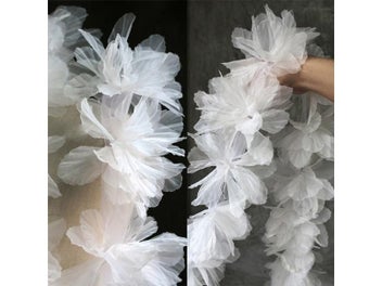 Listing 2 of 9 for 10Pcs 3D Flower Lace Applique For Clothes Decoration