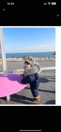 Listing 2 of 6 for Baby Down Snowsuit/Winter Jumpsuit