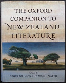 Listing 1 of 7 for THE OXFORD COMPANION TO N.Z. LITERATURE. Ed. Roger Robinson & Nelson Wattie
