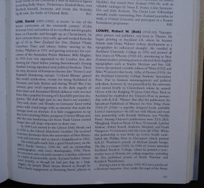 Listing 4 of 7 for THE OXFORD COMPANION TO N.Z. LITERATURE. Ed. Roger Robinson & Nelson Wattie