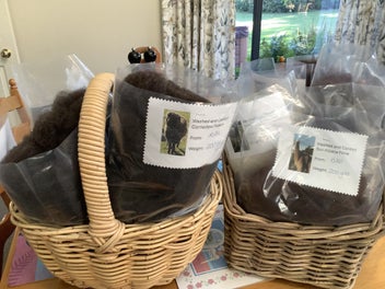 Listing 2 of 3 for Corriedale and Alpaca Carded Fibre