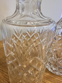 Listing 8 of 8 for Stuart Crystal Glengarry Set – 2 Decanters + 10 Tumblers – England – 12pc