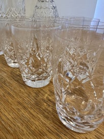 Listing 6 of 8 for Stuart Crystal Glengarry Set – 2 Decanters + 10 Tumblers – England – 12pc