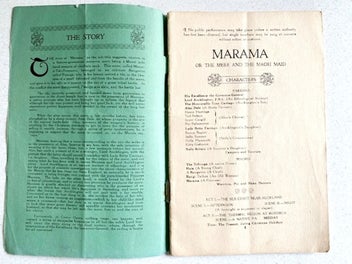 Listing 2 of 4 for Book: 1920 Marama Mere and Maori Maid NZ Opera Songs Words Booklet