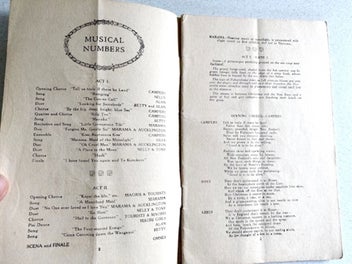 Listing 3 of 4 for Book: 1920 Marama Mere and Maori Maid NZ Opera Songs Words Booklet
