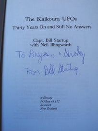 Listing 4 of 9 for #* "The Kaikoura UFOs" by Capt. Bill Startup with Neil Illingworth (Signed) *#