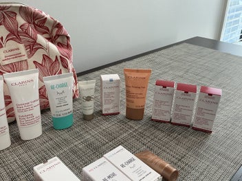 Listing 7 of 7 for $1 Reserve!! 29 Clarins Skin and Body Care Products $1 reserve