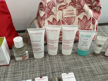 Listing 6 of 7 for $1 Reserve!! 29 Clarins Skin and Body Care Products $1 reserve