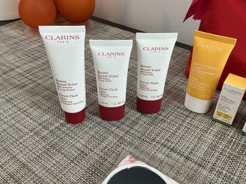 Listing 5 of 7 for $1 Reserve!! 29 Clarins Skin and Body Care Products $1 reserve