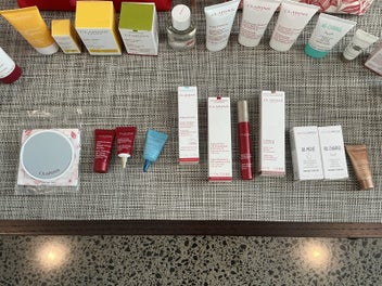 Listing 3 of 7 for $1 Reserve!! 29 Clarins Skin and Body Care Products $1 reserve