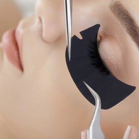 Listing 5 of 9 for Half Moon Shaped Reusable Under Eye Pads for Eyelash Extension Excellent Si