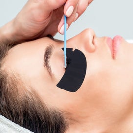 Listing 6 of 9 for Half Moon Shaped Reusable Under Eye Pads for Eyelash Extension Excellent Si