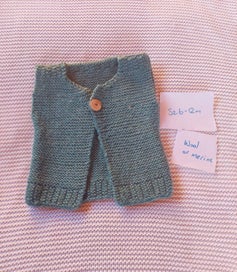 Listing 1 of 1 for baby sz6-12m wool knit vest