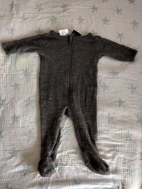 Listing 2 of 3 for 3x 0-3 month pure merino wool onesies
