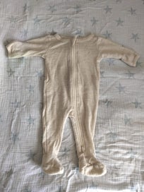 Listing 3 of 3 for 3x 0-3 month pure merino wool onesies
