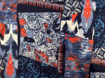 Listing 1 of 1 for 1.5m Blue stretch print b