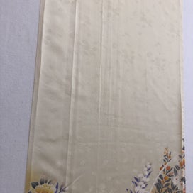 Listing 8 of 17 for Vintage Japanese Silk Fabric Piece Floral Print Kimono Panel