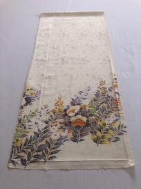 Listing 12 of 17 for Vintage Japanese Silk Fabric Piece Floral Print Kimono Panel