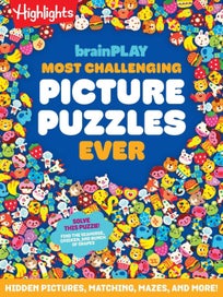 Listing 1 of 1 for brainPLAY Most Challenging Picture Puzzles Ever by Highlights - Paperback