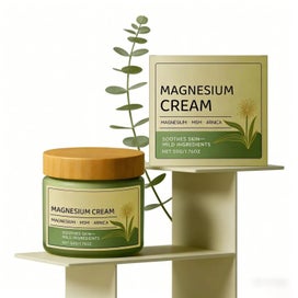 Listing 2 of 12 for 3PCS Total Relief Magnesiums Cream, Gentle Hydrating Magnesiums Lotion 50g